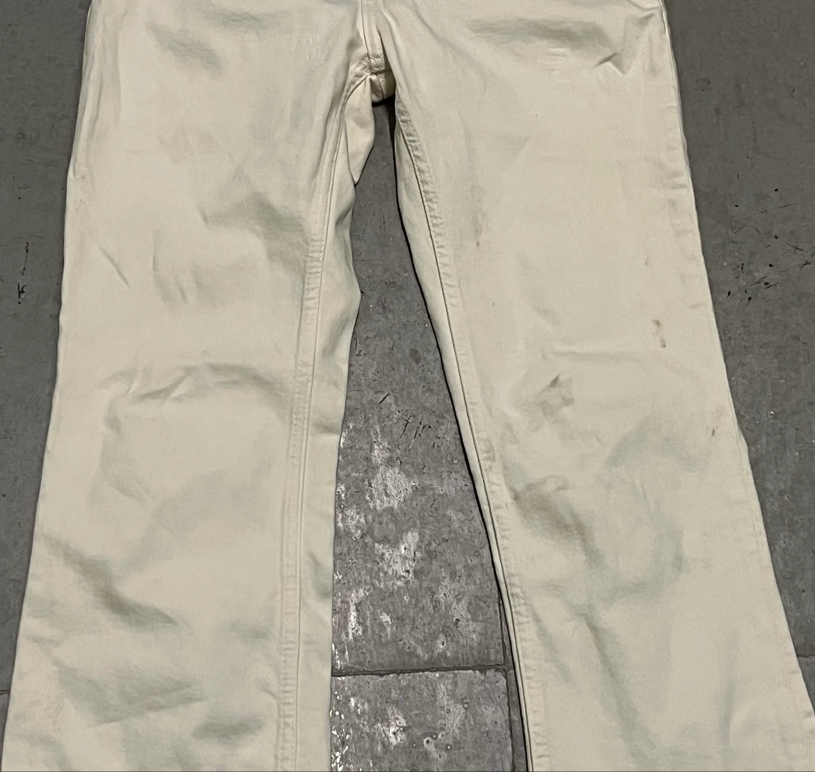 Calça jeans branca desgastada Desi – photo 9